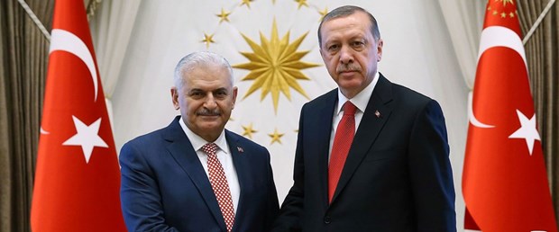 Erdogan-Yildirim meeting in Beştepe