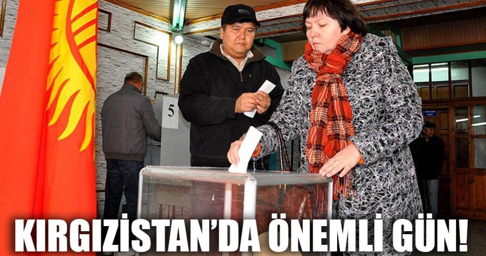 At the beginning of the polls for public presidential elections in Kyrgyzstan