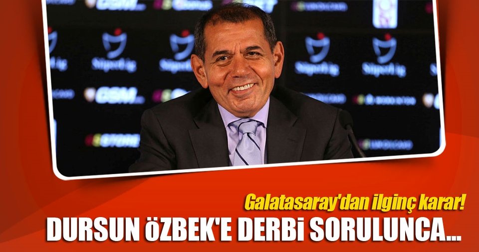 Galatasaray's pre-derby silence decision