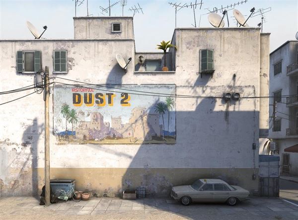 Updating the myth map of Counter Strike Dust2